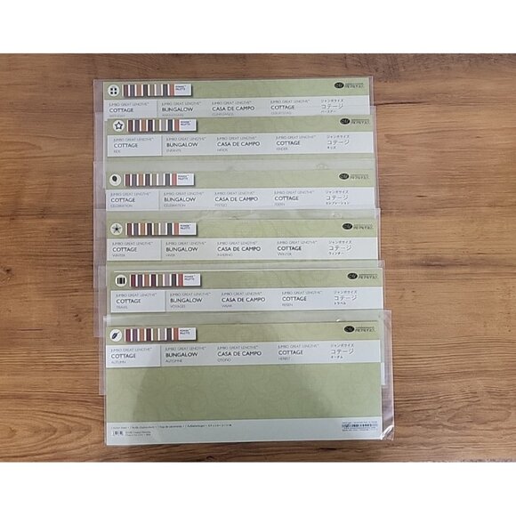 6 PC LOT Creative Memories Cottage Jumbo Great Lengths Stickers Power Palette - Picture 14 of 15